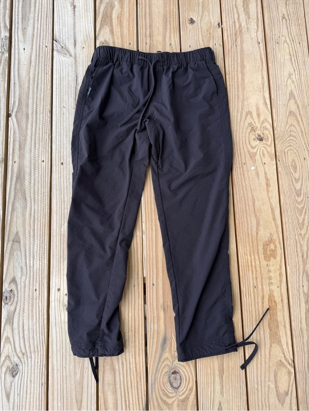 Coalatree Trailhead Black Adventure Pants Ripstop Stretch Men’s Large Regular